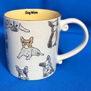 BRAND NEW & SO ADORABLE " DOG MOM " FRENCH BULLDOG / FRENCHIE 21 OZ MUG/ CUP